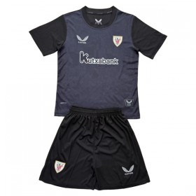 Athletic Bilbao Målmand Børn 2025-26 Sort - Fodboldtrøjer (S/S)